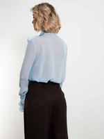 Блуза Элегия (голубой)