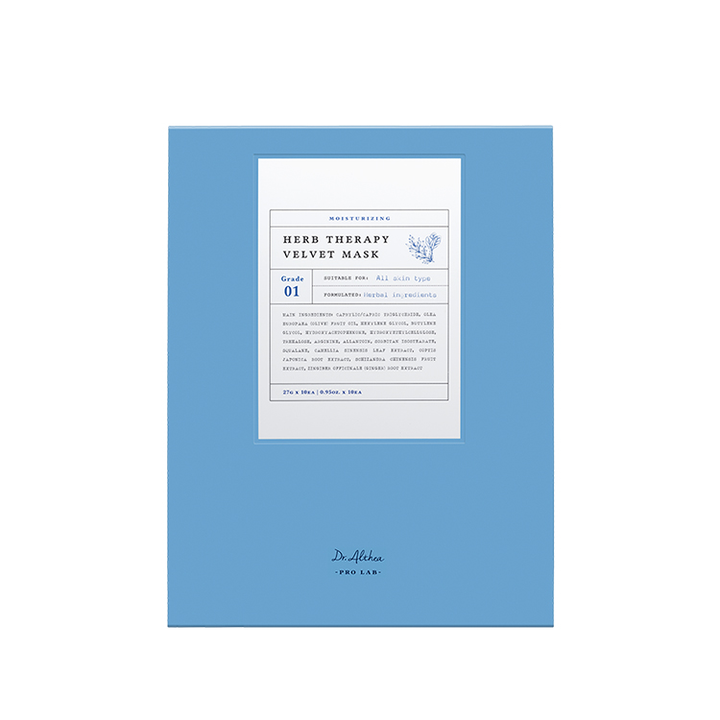 Маска для лица Dr.Althea Pro Lab Увлажнение и питание Herb Therapy Velvet Mask тканевая 1 шт