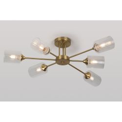 Люстра Rivoli Gill 9188-306 6хЕ27 60Вт модерн | Rivoli