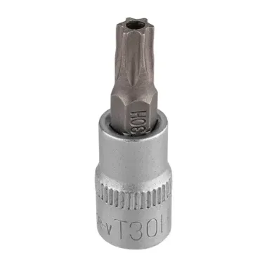 Головка-бита TORX 1/4'', T30H c отверстием RockFORCE RF-3273230