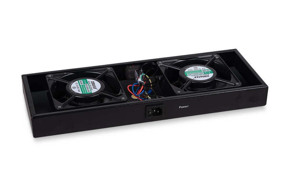 Вентиляторный модуль  Cabeus TRAY-FAN2-BK