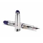 Перьевая ручка Aurora 88 Demonstrator 88 minerali CT перо: M, цвет чернил: blue, в подарочной коробке
