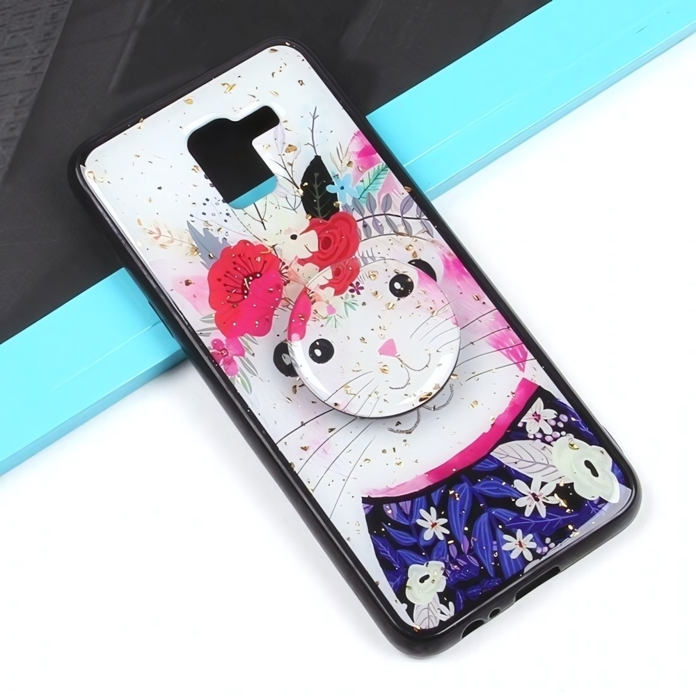 Чехол ТПУ с попсокетом для Samsung Galaxy J6 (2018), 010896