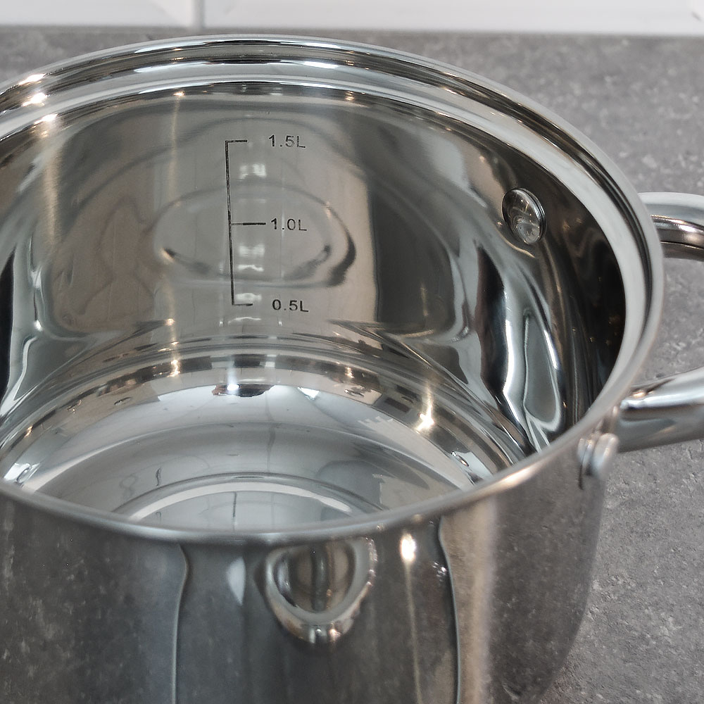 Набор кастрюль 3 предмета (1,9л, 2,9л, 3,9л) нерж, DNN3 SD-A17-6