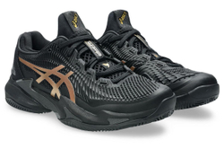 Мужские кроссовки теннисные Asics Court FF 3 Novak Clay Night Energy - black/prism gold