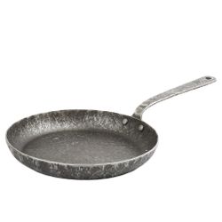 Сковорода для подачи 22 см h3 см круглая " " углерод. сталь ИНДУКЦИЯ P.L.