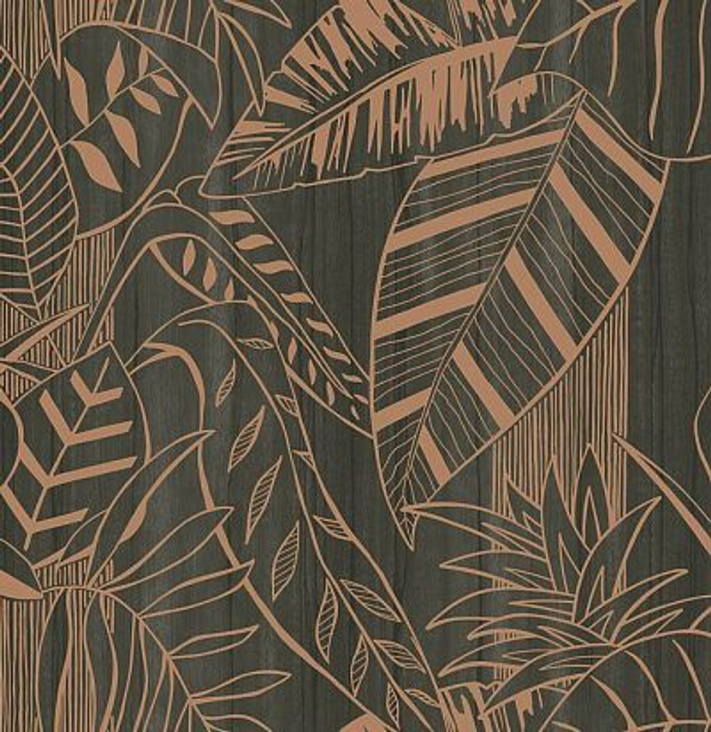Обои с блестящими листьями 28010