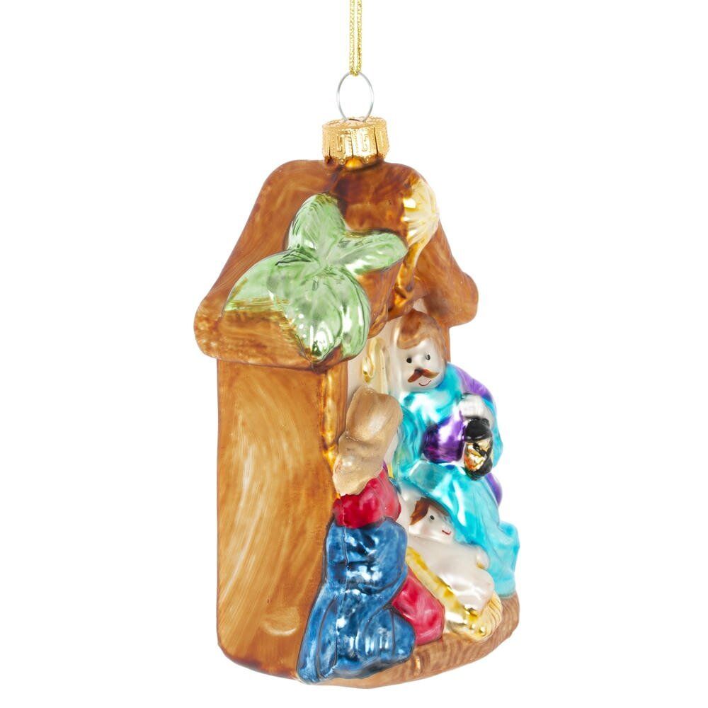 GAEM Украшение новогоднее "Вертеп", L8 W6 H13 см