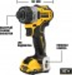 Дрель-шуруповерт аккумуляторная DeWALT DCF 601 D2 DCF601D2-QW