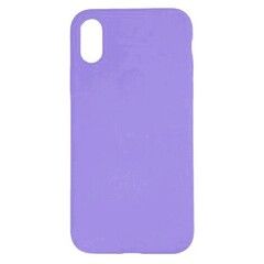 Силиконовый чехол Silicon Case WS для iPhone X, Xs (Сиреневый)