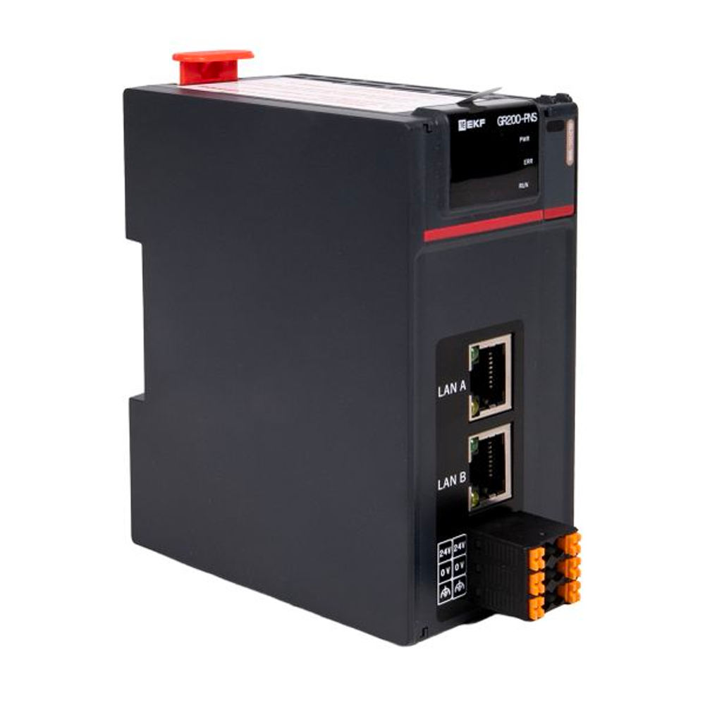 Модуль сетевой удалённого расширения ввода и вывода Profinet GR200-PNS D-CARD EKF