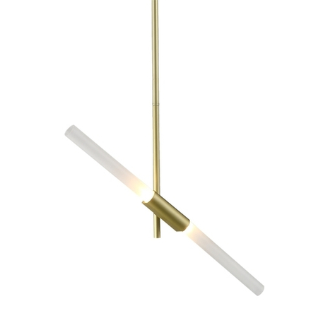 Потолочный дизайнерский светильник  AGNES by Roll & Hill (2 плафона, золотой)