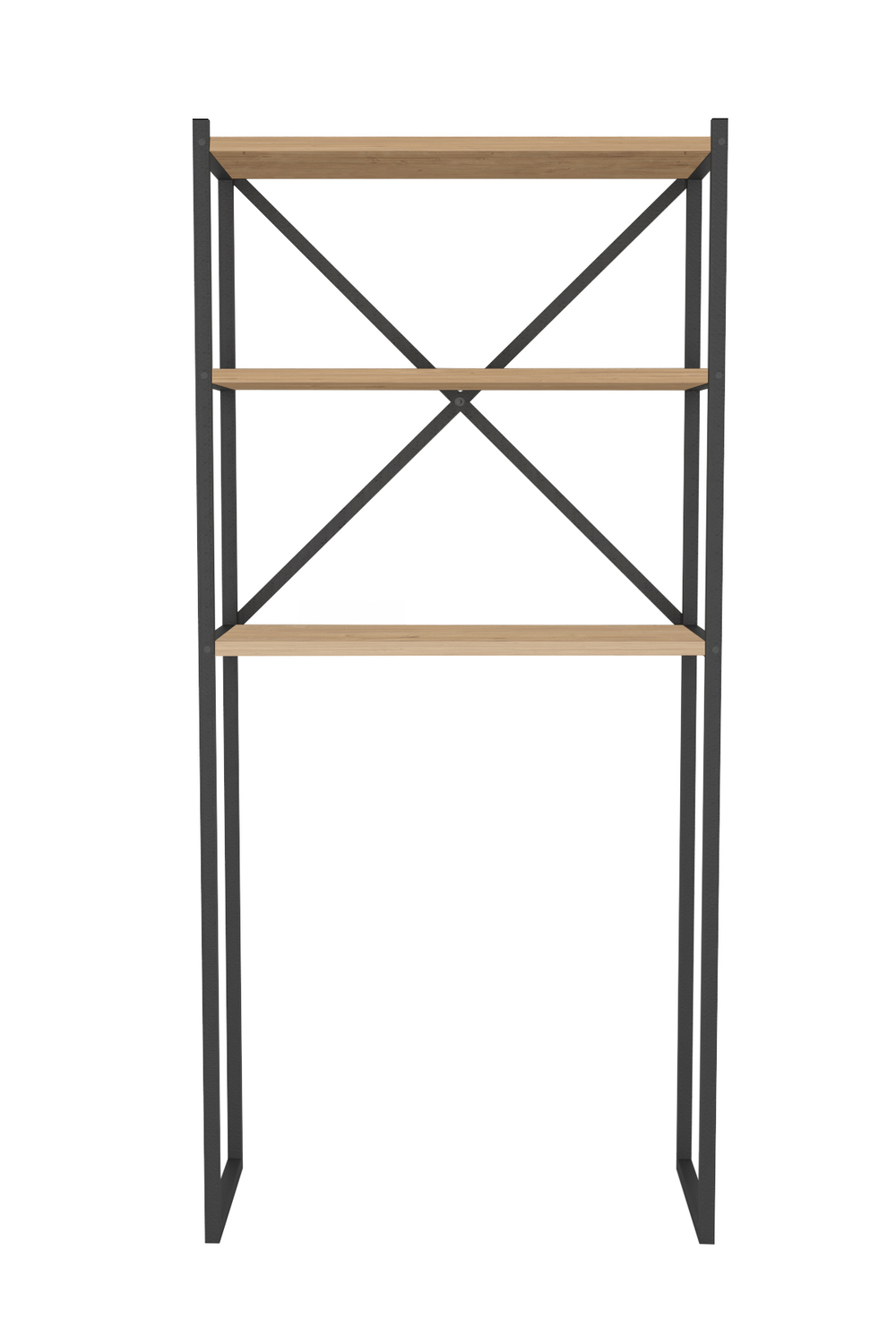Стеллаж для ванной комнаты METHAL - сосна
