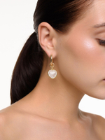 Серьги "Lovely" с горным хрусталем Gold