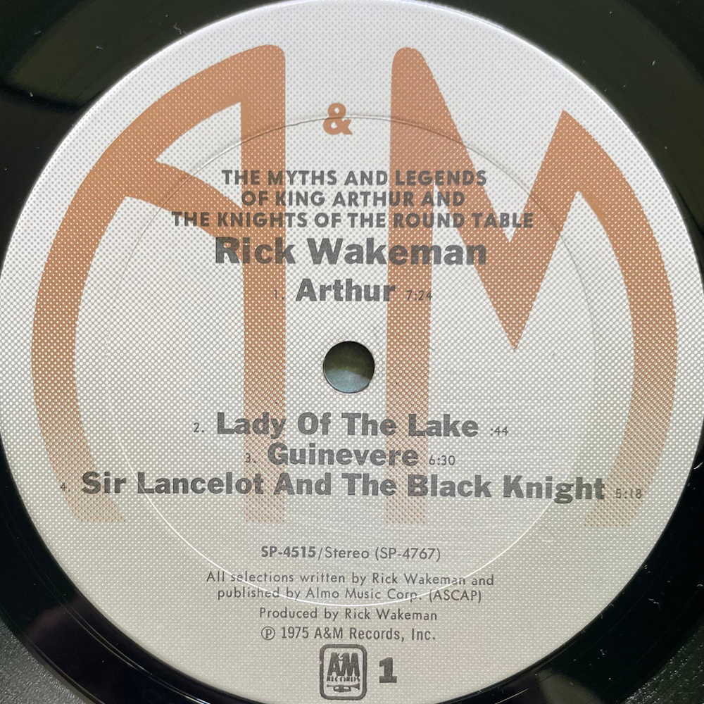 Rick Wakeman ‎– The Myths And Legends Of King Arthur And The Knights Of The Round Table (США 1975г.)
