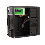 Корпус BaseTech M3302, БП:450W, mATX, чёрный, 2xUSB3 (BT-M3302-450W-R12)