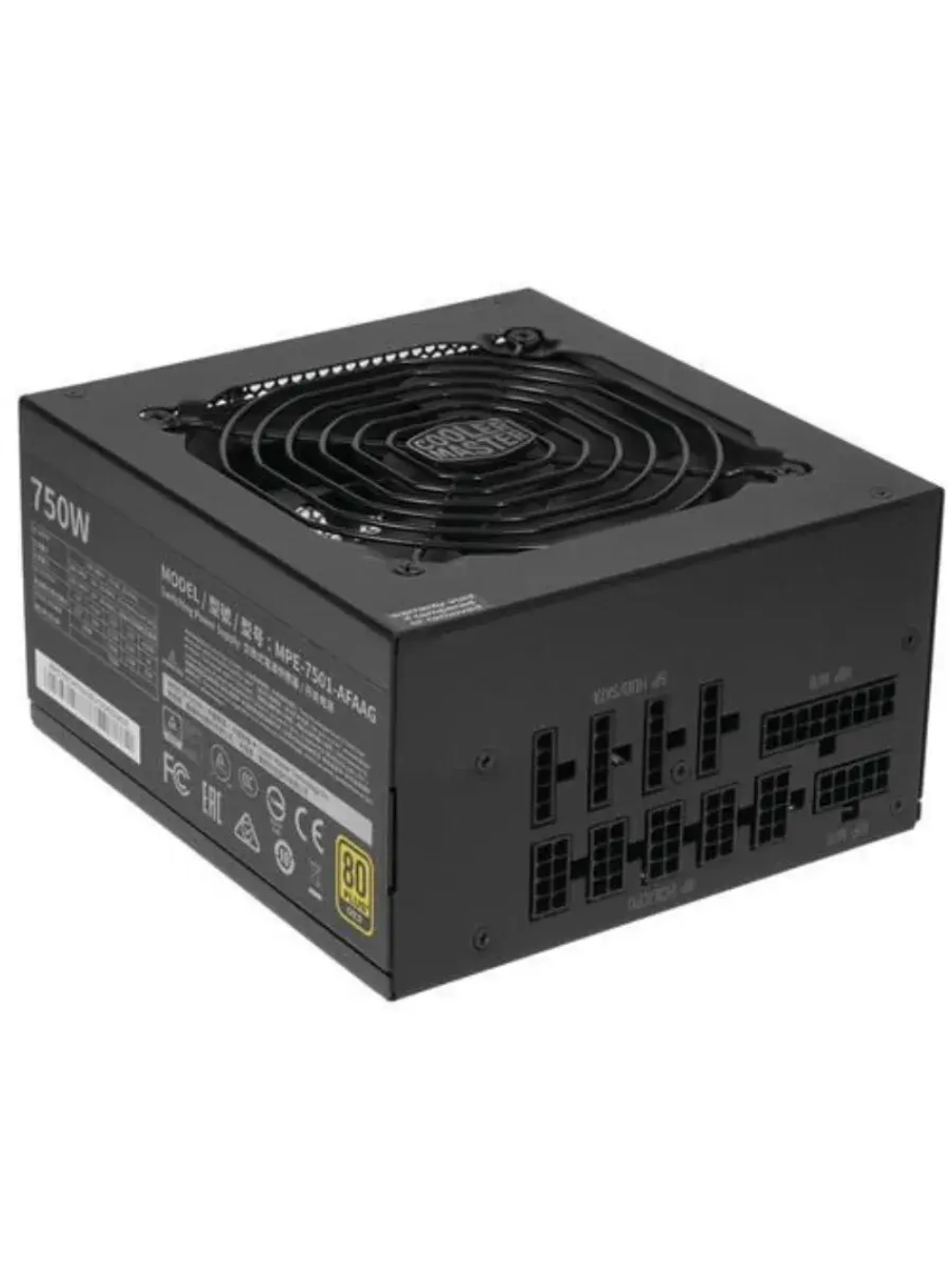 Блок питания MWE GOLD 750W - V2 Full Modular BLACK