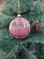 Шар стеклянный "Спас на Крови",  ручная роспись