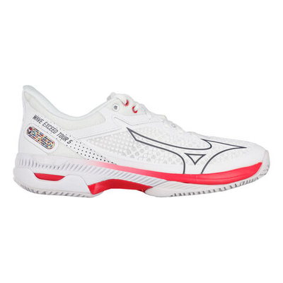 Женские теннисные кроссовки Mizuno Wave Exceed Tour 5 Clay Court Shoe Women - White, Grey
