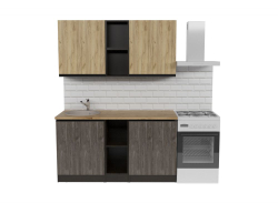 Кухонный гарнитур Адажио нормал 1500 мм