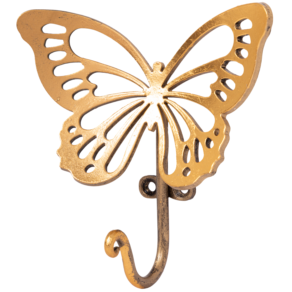 Крючок Бабочка Эир большой Амбер