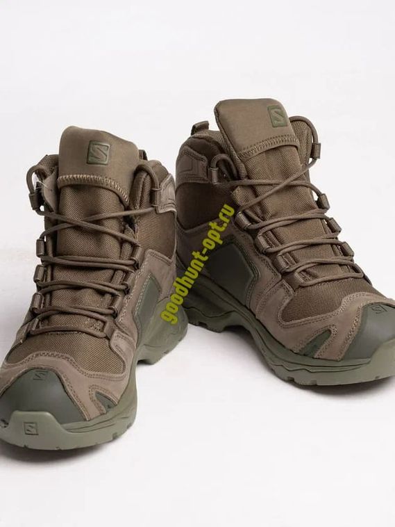 Тактические ботинки Salomon средний олива