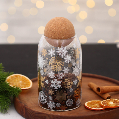 Банка для хранения новогодняя Дорого внимание Время чудес