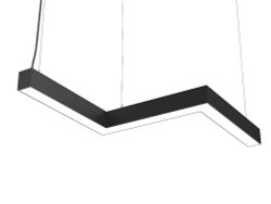 Светильник светодиодный зигзаг FS-TG 60Вт 453х70х1131