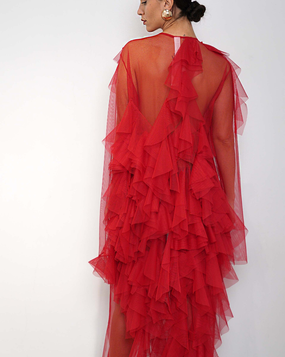 Rose red платье