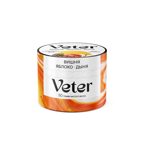 Кальянная смесь безникотиновая Veter - Вишня-Яблоко-Дыня, 50г.
