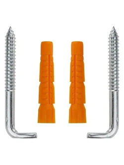 Набор для крепления водонагревателя (бойлера) до 200 л универсальный (шуруп - костыль 10 х 100, 2 шт.),