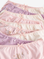 Трусы для девочки Next 261-882, 10 шт., Розовый, Сиреневый