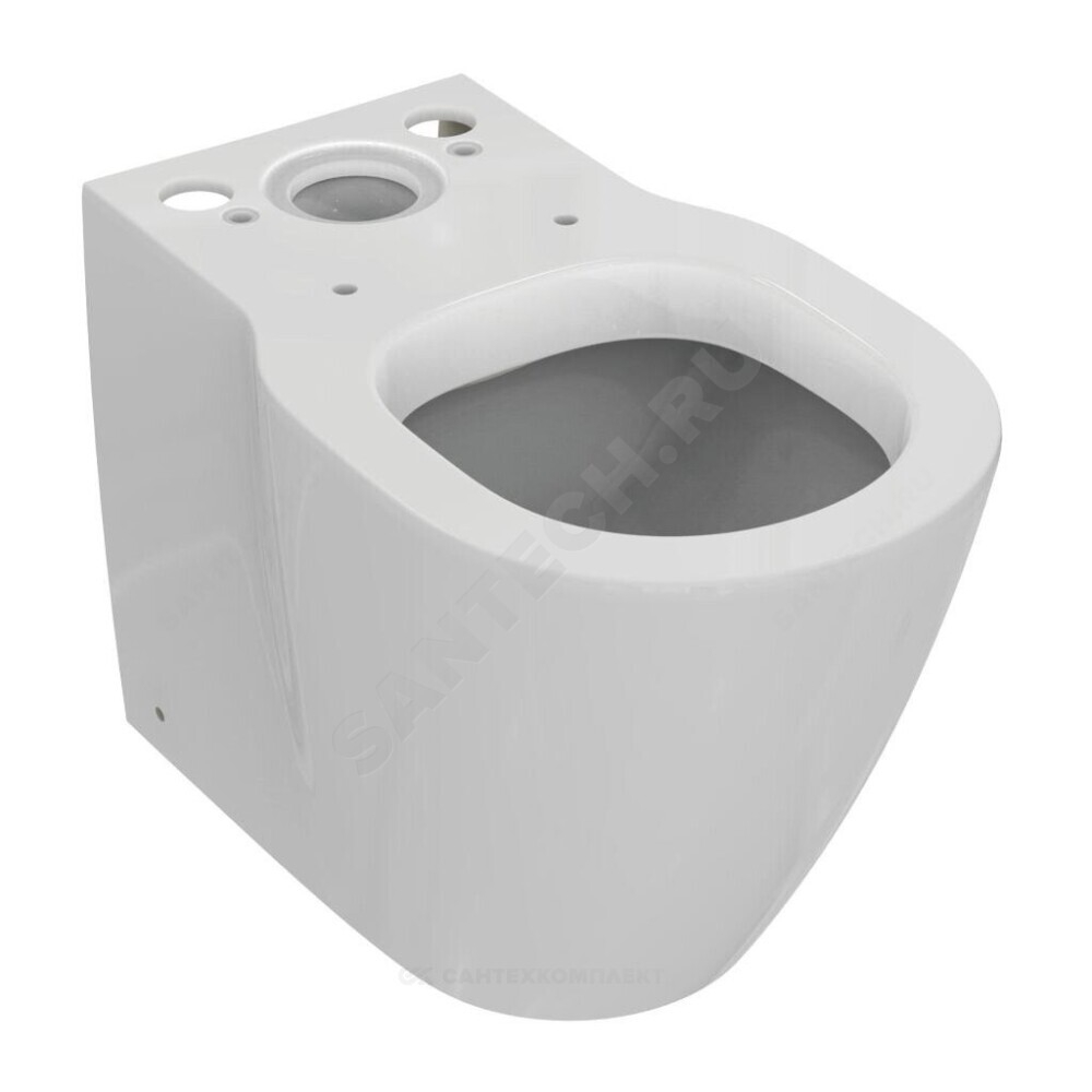 Чаша унитаза горизонтальный выпуск без сиденья белая CONNECT SPACE Ideal Standard E119601