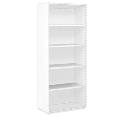 ARMA Комплект полок шкафа TES БЕЛЫЙ