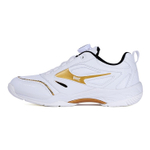 VOIT Abrasion Resistant Breathable Slip Resistant Low top Training Shoes Unisex White Gold