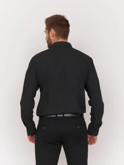 Рубашка классическая с длинным рукавом приталенная