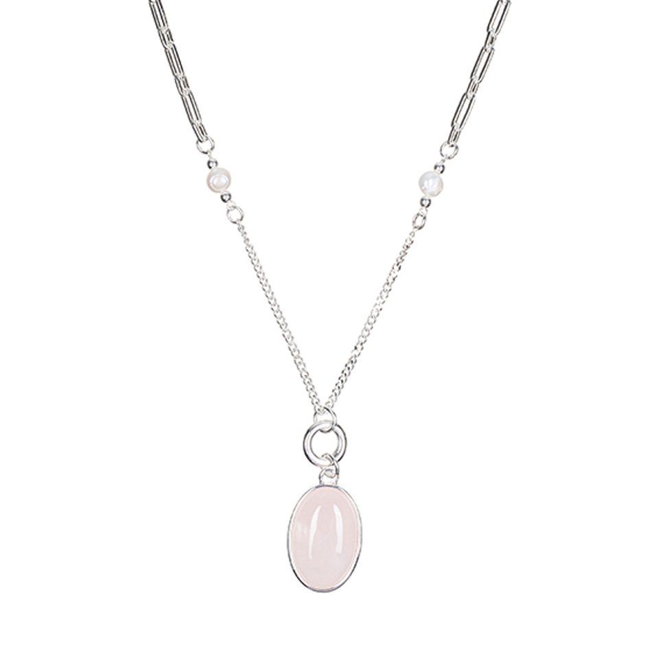 Колье Fiore Luna ROSE QUARTZ LN5154 R/S