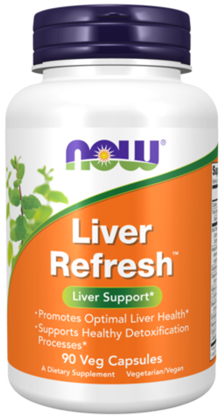 NOW Foods, Поддержка для здоровья печени, Liver Refresh, 90 вегетарианских капсул