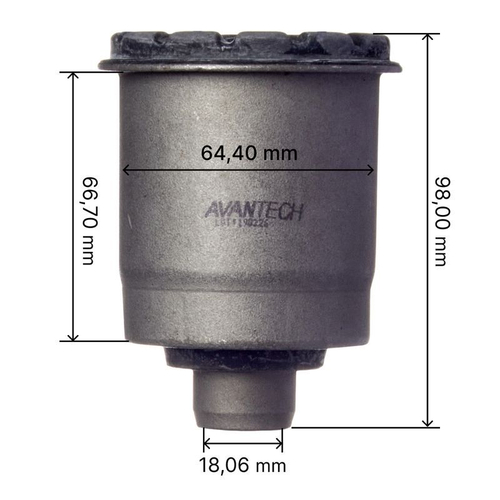 Сайлентблок заднего подрамника Avantech ASB0714
