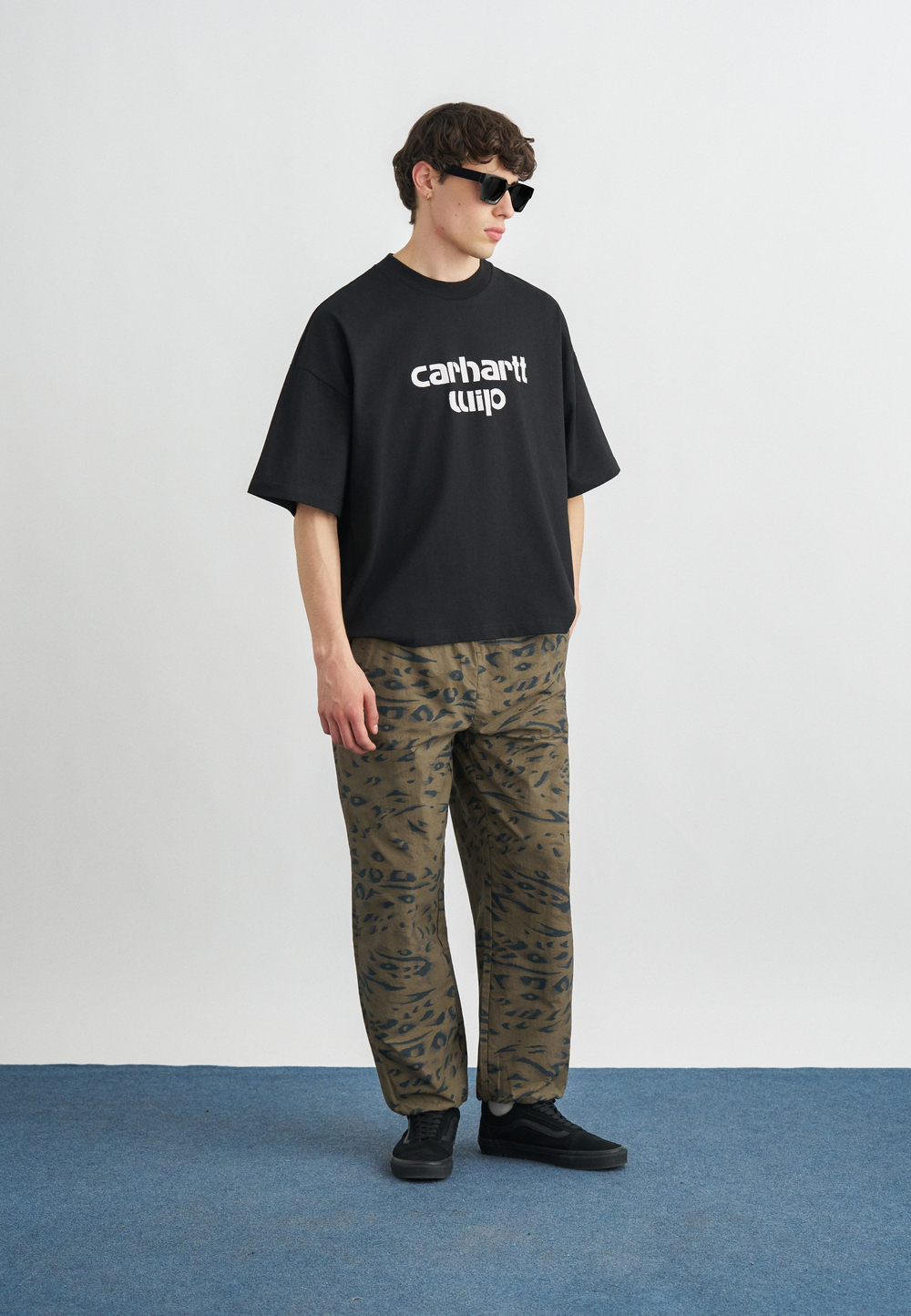 Carhartt WIP Футболка с принтом - Чёрный