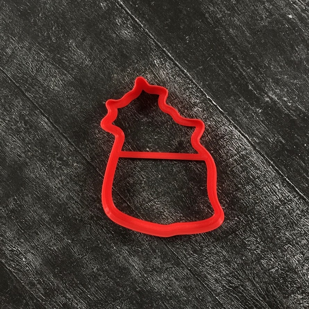 Бык №61 с мешком подарков