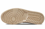 Кроссовки Jordan Air Jordan 1 Mid Se "Cream Dark Chocolate" (Женская размерная сетка)