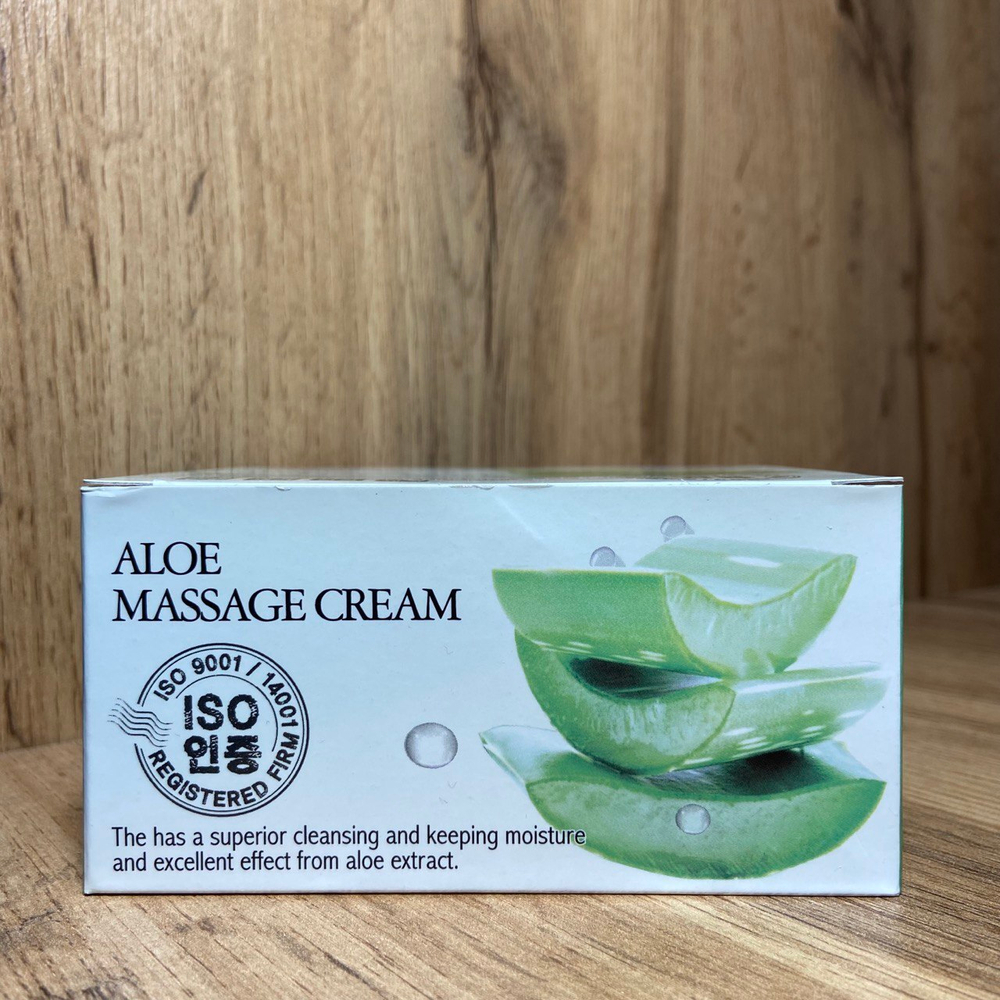 Крем для лица Ekel Aloe Massage Cream массажный с экстрактом алоэ 300 мл