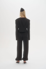 Свободные брюки с блеском