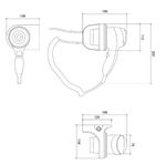Фен настенный 2200 W ABS HOTEL LINE 02011.W белый