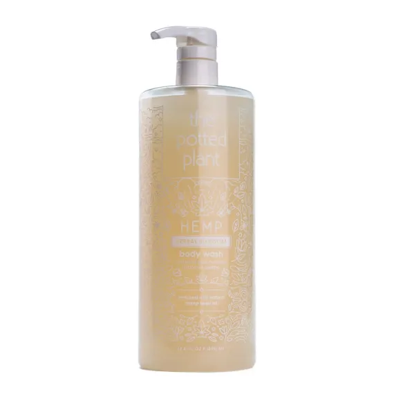 Успокаивающий гель для душа на основе органического масла семян конопли