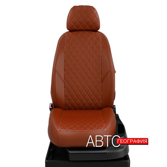 Чехлы на сиденья Audi A6 [C5] (1997-2004) седан, универсал из экокожи "Ромб"