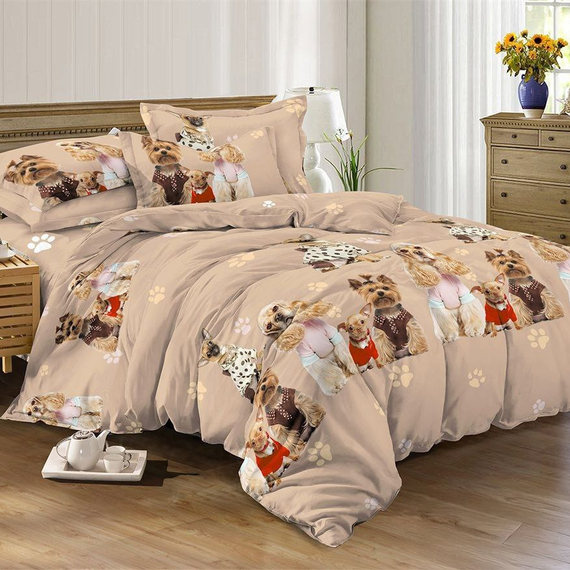 Поплин &quot;Собаки&quot; | ш.220 см | 115 г/м² | хлопок-100%