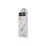 Кабель USB - MicroUSB Hoco X5 (плоский) Белый