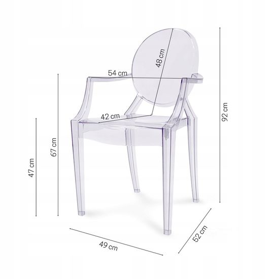 Стул Louis Ghost